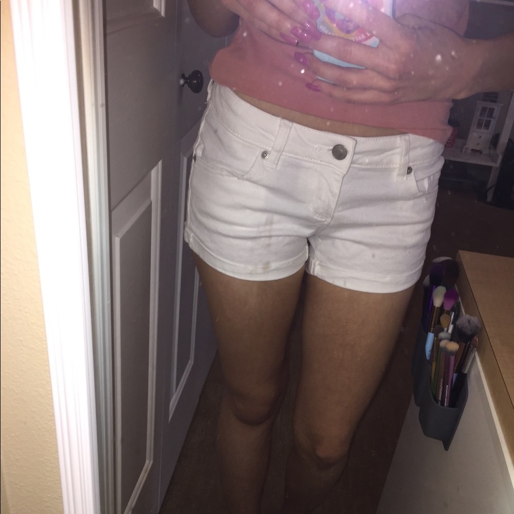 White Shorts